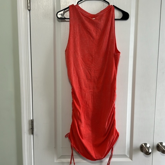 XL PINK side tie dress. NWT. - Picture 5 of 5